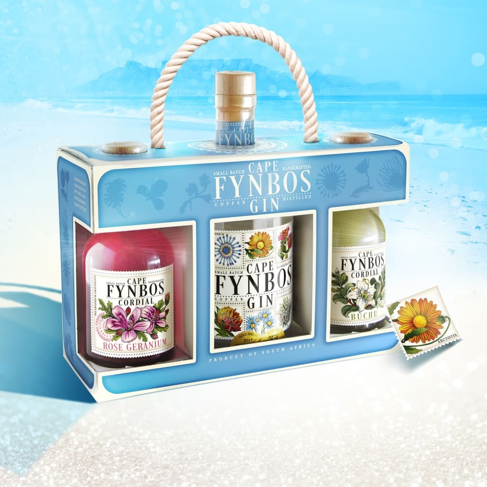 Cape Fynbos Gin Gin & Cordial Gift Pack