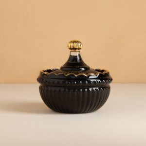 Glass Short Trincket Jar