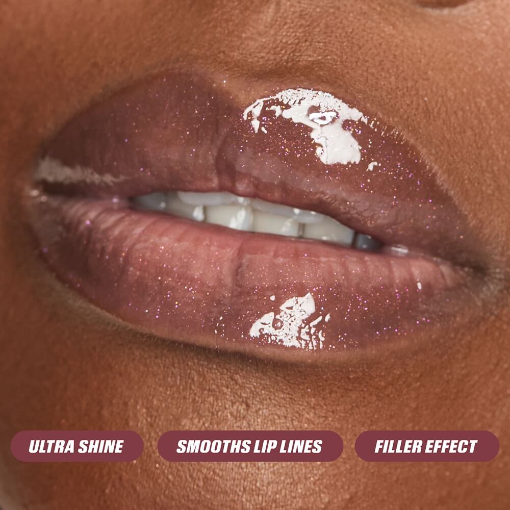 HUDA BEAUTY Icy Nude Faux Filler Gloss 04