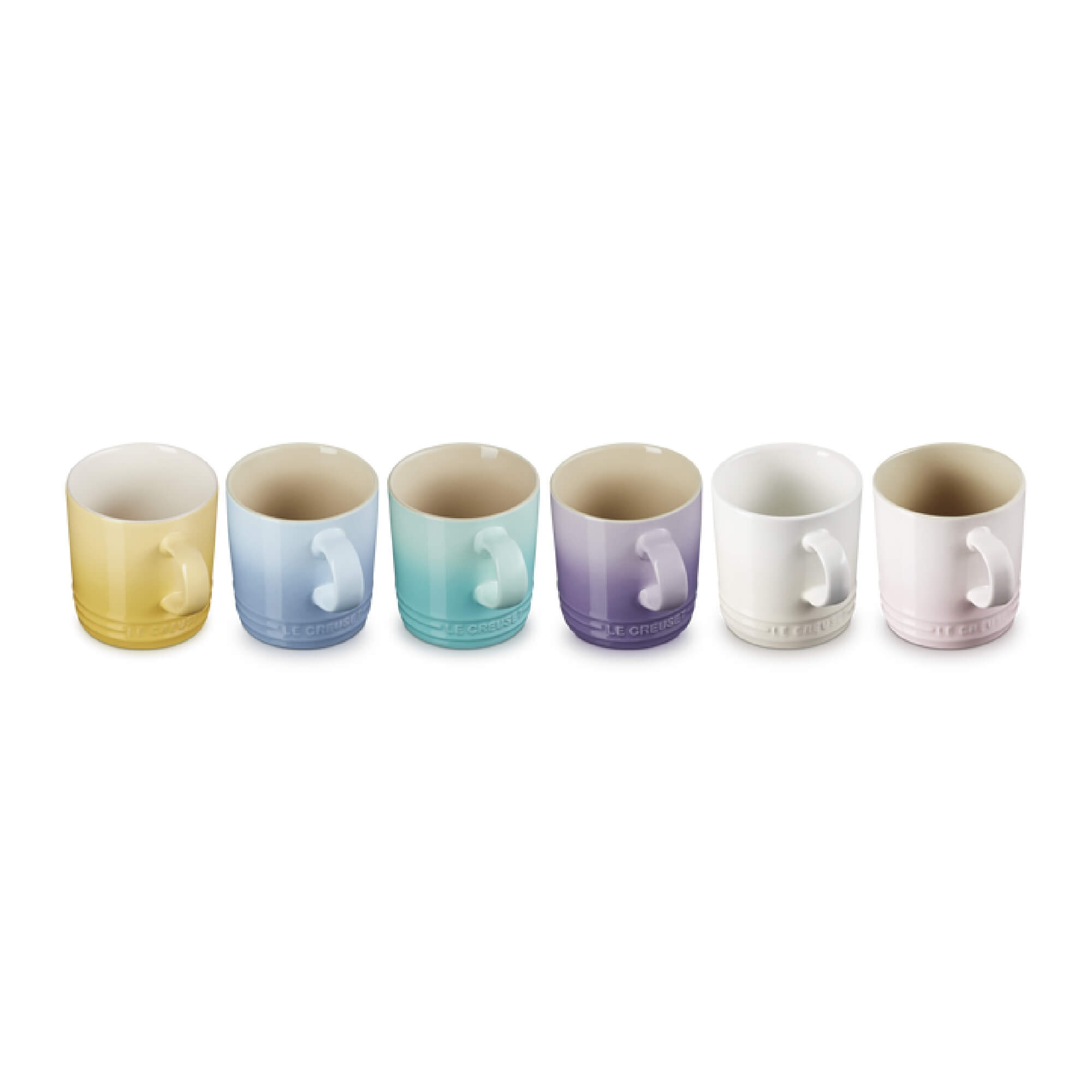 Stoneware Sorbet Set of 6 London Mugs 03