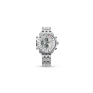 Tempo Sporty Multi Function Silver Tone Watch